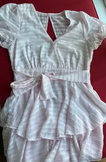 Francesca's Pink Romper