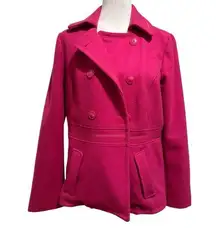 Pink PeaCoat Tommy Hilfiger Double Breasted Barbiecore jacket M