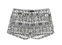 🌸 American Eagle Outfitters Black & White Pattern Shorts Size 2