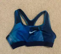 blue sports bra