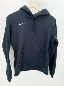 Nike Hoodie Women LARGE Black Club Fleece Long Sleeve Hooded Pullover