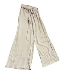 SHIEN Curve Tan Cream Wide Leg Pants Size 0XL NWOT