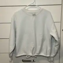 Aritzia TNA Cinch Front Crewneck FLAWED