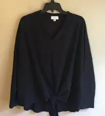 Mudpie M/L black long sleeved sweater