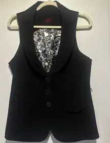 White House Black Market women’s black suit vest size 10