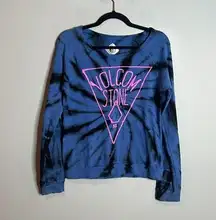 Volcom tie dye graphic sweatshirt