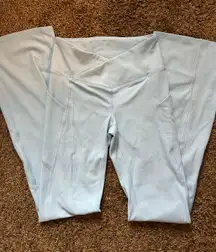 Light Blue  Flare Leggings