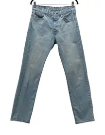 Levis 501 Straight Leg Jeans Blue 30