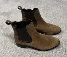 Thursday Boot Company Womens 8.5 The Duchess Brown Suede Chelsea Boots Pull On