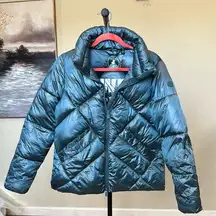 Save the Duck Joan recycled‎ nylon puffer jacket in heaven blue XS