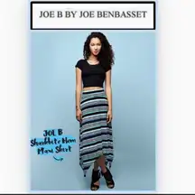 New  Women’s Large Shark bite Hem Maxi Skirt