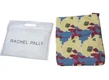 Rachel Pally Reversible Floral Bloom Clutch Bag NWOT Vegan Leather Wristlet Blue