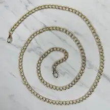 Gold Tone Chain Purse Strap 46" Crossbody Bag Replacement ✨