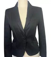Zara Elegant Black Women's Blazer size Large L Preppy business