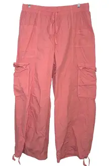 Aerie High Waisted Go-For-It
Baggy Cargo Pant Pink athletic boho artsy coquette