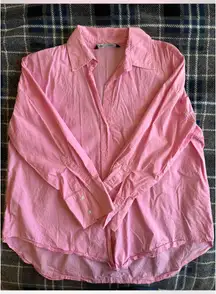 ZARA Pink Button-Up