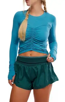 Free People Movement Women's Tempo Long Sleeve in Celestial Blue size L NWT