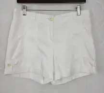 Vineyard Vines Shorts Womens‎ 4 White Tab Hem Sailing Nautical Preppy