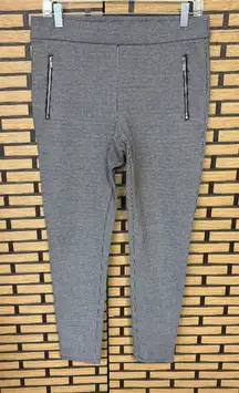 Ann Taylor Houndstooth Print Leggings Size Medium