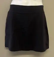 FootJoy Women’s Black Golf Skort with Built in Mesh Shorts with Pockets- Medium