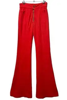 Re/Done Red Flare Track Sweatpants Women’s Size Medium Retro Sporty Lounge