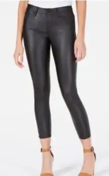 Stitch Fix STS Blue Emma Crop Black Faux Leggings Pants Women’s 27