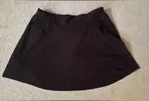 32 degrees cool black athletic skort with pockets size xl