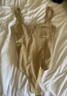 Beige Bodysuits