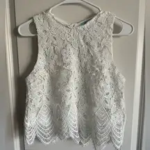 Lace tank top