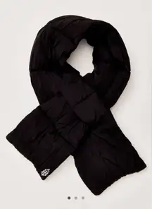Free People Pixie Packable Puffer Scarf black nwt