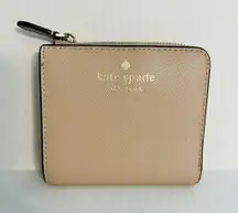 Kate Spade Beige Bifold Wallet