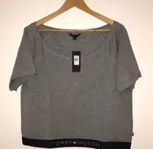 crop top short sleeves L