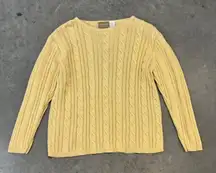 Liz Claiborne Yellow Sweater Shirt