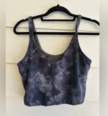 Lululemon Athletica Gray Tie-Dye Tank Top