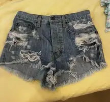 Carmar denim jean shorts