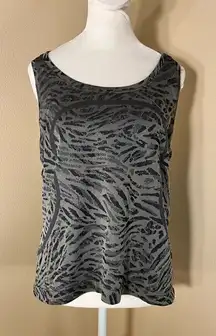 Lululemon Swiftly Tech Racerback Tank Top 2.0 Primal Clash Black Gull Gray 12