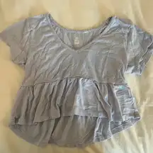 PACSUN Me To We Blue Baby Doll Tee Lilac Women’s Size Small