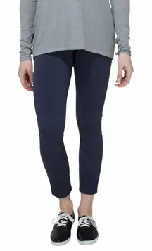 Lululemon Heathered Cadet Navy Blue Seamless Ebb To Street Leggings size 12