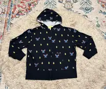 Stitch Pineapple zip up hoodie XL