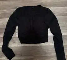Fabletics Black Long Sleeve Top