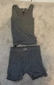 SKIMS Boxer Sleep Set