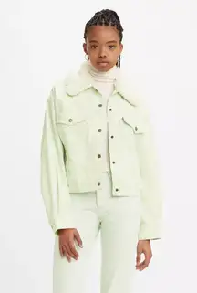 Levi's Women's Sherpa Baby Baggy Trucker Jacket