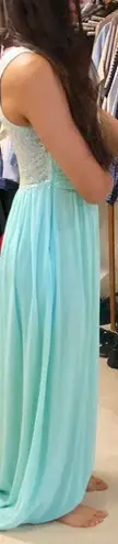 Jodi Kristopher Seafoam Formal Dress