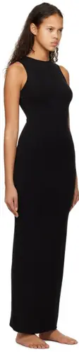 SKIMS Soft Lounge Long Tank Maxi Dress - Black - Medium