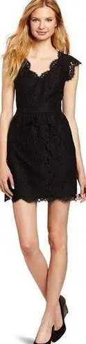 Joie  Women's Lebanon cavier Black Lace Dress Sz S Like New MSRP $228