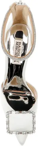 Badgley Mischka Collection Ulissa d'Orsay Pump, White, Size 10, NWT