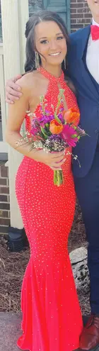 Johnathan Kayne 2037 Formal Dress: Size 00 in Melon