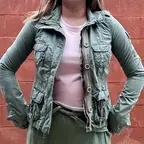 Hollister Co. Green Vintage Jacket