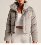 abercrombie fur puffer