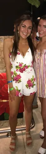 Fringe Floral White Romper